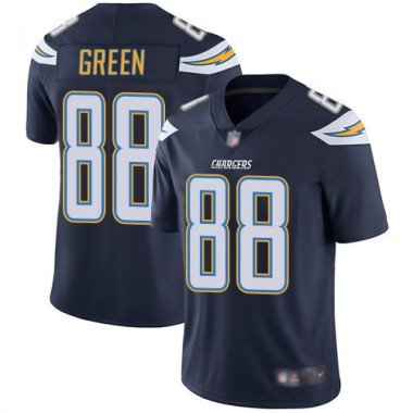 Los Angeles Chargers NFL Football Virgil Green Navy Blue Jersey Men Limited #88 Home Vapor Untouchable